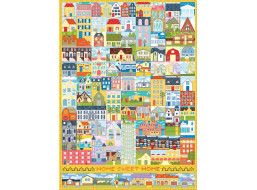 COBBLE HILL Puzzle Domov, sladký domov 1000 dílků