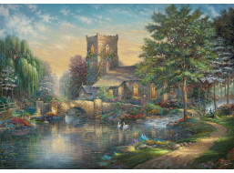 SCHMIDT Puzzle Kaplička ve vrbovém lese 1000 dílků