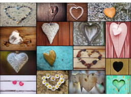 GRAFIKA Puzzle Koláž - Láska 1000 dílků