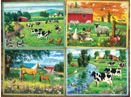 COBBLE HILL Puzzle Přátelé z venkova XL 275 dílků