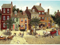COBBLE HILL Puzzle Zatáčka na náměstí 1000 dílků