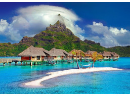 BLUEBIRD Puzzle Bora Bora, Tahiti 500 dílků