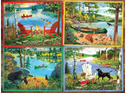 COBBLE HILL Puzzle Země chatařů XL 275 dílků
