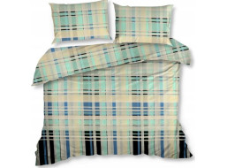 Bavlněné povlečení VANILLA Stripes - tyrkysové - 220x200 cm