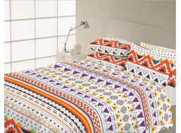 Bavlněné povlečení VANILLA Patterns - multicolor - 220x200 cm