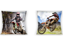 Povlak na polštář MOTOCROSS - 40x40 cm
