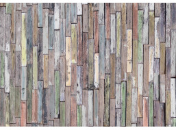 Moderní fototapeta - Dřevěný obklad - 360x254 cm