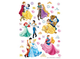 Dětská samolepka DISNEY PRINCEZNA TANČÍ 65x85 cm