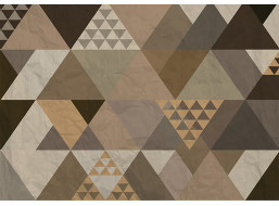 Moderní fototapeta - Abstrakce s trojúhelníky - 360x254 cm