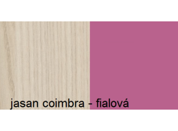 Barevné provedení - jasan coimbra - fialová