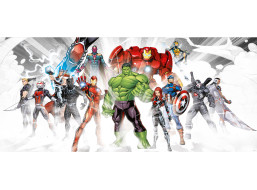Dětská fototapeta MARVEL - Avengers připraveni k boji - 202x90 cm