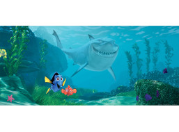 Dětská fototapeta DISNEY - Nemo a Dory v nebezpečí - 202x90 cm