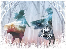 Dětská fototapeta DISNEY - FROZEN - věř ve svoji cestu - 155x110 cm