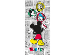 Dětská fototapeta DISNEY - Mickey Mouse maluje - 90x202 cm