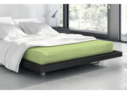 Froté prostěradlo VANILLE 200x180 cm - zelené
