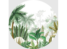 Moderní fototapeta - Džungle - kulatá - 140 cm
