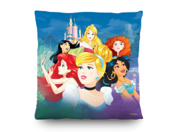 Dětský polštářek DISNEY PRINCEZNY 2 40x40 cm