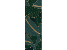Moderní fototapeta - Exotické listy - 90x270 cm