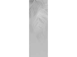 Moderní fototapeta - Peří na šedém podkladu - 90x270 cm