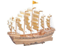 WOODEN TOY , WCK 3D puzzle Plachetnice Dynastie Ming