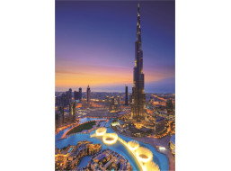 EDUCA Puzzle Kouzla Arábie: Burj Khalifa, Spojené Arabské Emiráty 1000 dílků
