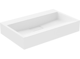 Umyvadlo z litého mramoru MEXEN AVA 60 cm - bez otvoru - bílé, 23016000