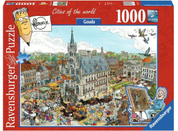 RAVENSBURGER Puzzle Města světa: Gouda 1000 dílků