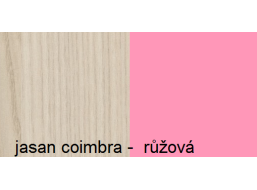 Barevné provedení - jasan coimbra / růžová