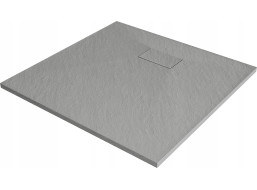 Sprchová SMC vanička MEXEN HUGO 80x80 cm - šedá, 42618080
