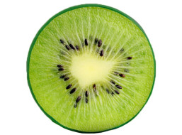 Kulatý polštář ILLUSION 40x40 cm - Kiwi