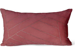 Povlak na polštář VELVET GLOSSY 50x30 cm - bordó