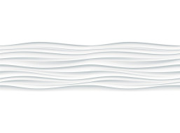 Moderní samolepící bordura - Bílá abstrakce - 14x500 cm