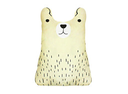 Tvarovaný polštář MOOKY 35 cm - Medvěd