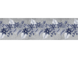 Moderní samolepící bordura - Fialové květy - 14x500 cm
