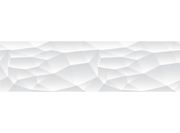 Moderní samolepící bordura - Bílý abstrakt 3D - 14x500 cm