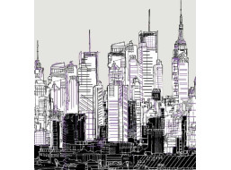 Deka přehoz CITY LIFE - 150x200 cm - New York