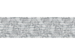 Moderní samolepící bordura - Šedé květy - 14x500 cm