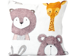 Povlak na polštář KIDS Petit Nature 30x40 cm - bílý