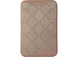 Pěnová koupelnová předložka NOVIA DIAMOND 40x60 cm - krémová