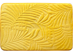 Pěnová koupelnová předložka EXOTIC NATURE 38x58 cm - žlutá