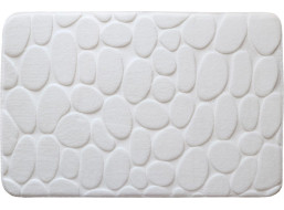 Pěnová koupelnová předložka PEBBLES 45x70 cm - krémový