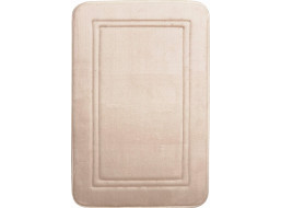 Pěnová koupelnová předložka GRACE FRAME 40x60 cm - krémová