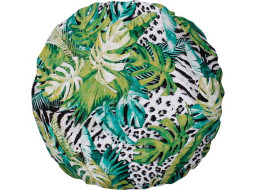 Polštář ROUND 50 cm - Panter - zelený