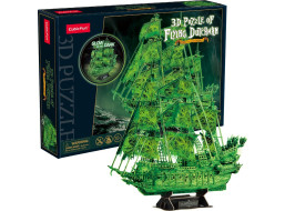 CUBICFUN 3D puzzle Plachetnice Bludný Holanďan (svítící ve tmě) 360 dílků