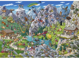 HEYE Puzzle Alpská legrace 1000 dílků