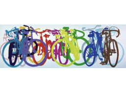 HEYE Panoramatické puzzle Bike Art: Barevná řada 1000 dílků