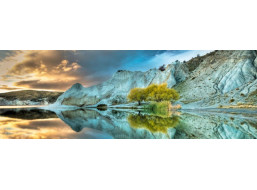 HEYE Panoramatické puzzle Modré jezero 1000 dílků