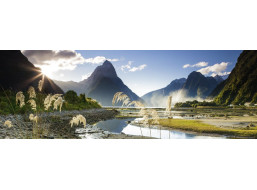 HEYE Panoramatické puzzle Milford Sound, Nový Zéland 1000 dílků