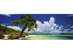 HEYE Panoramatické puzzle Palmový ráj 2000 dílků