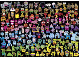 HEYE Puzzle Doodle Rainbow 1000 dílků